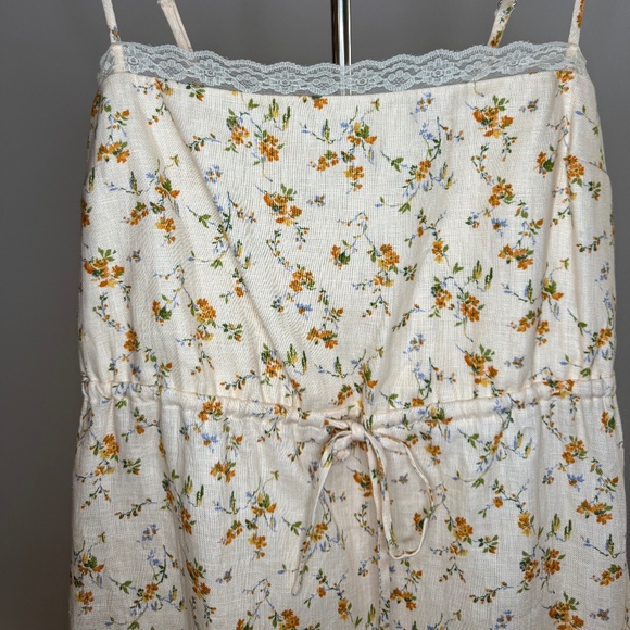 Reformation Neena Linen Dress Julius - Size 6 - Picture 9 of 15